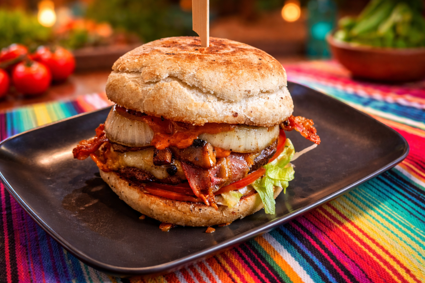 Hamburguesa Rústica