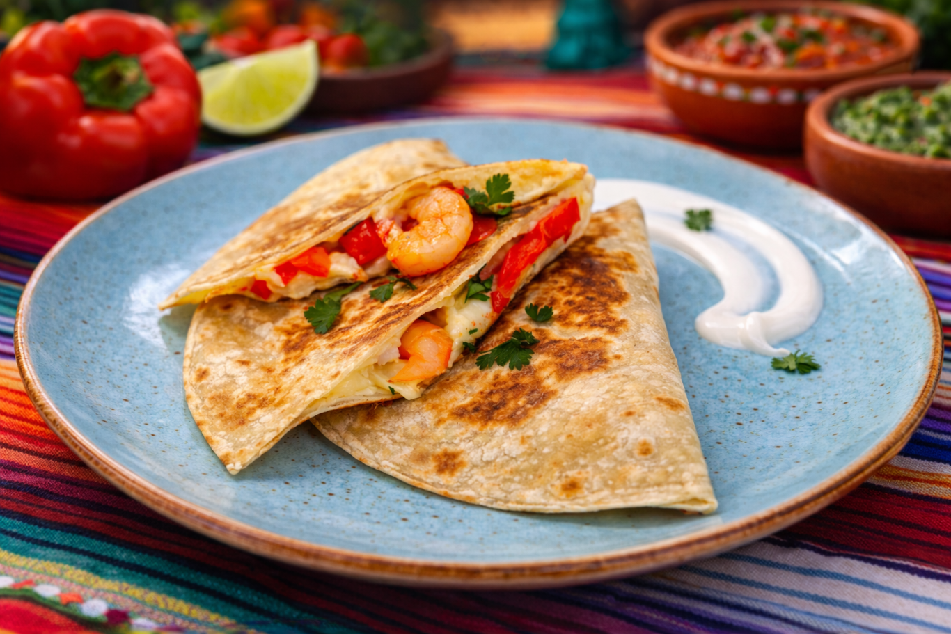 Quesadilla Camarones