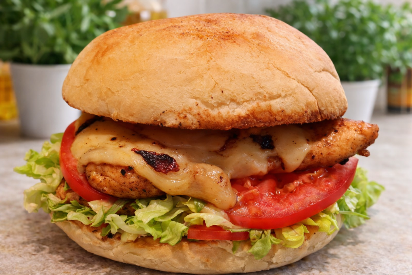 Grilled Chicken Burger